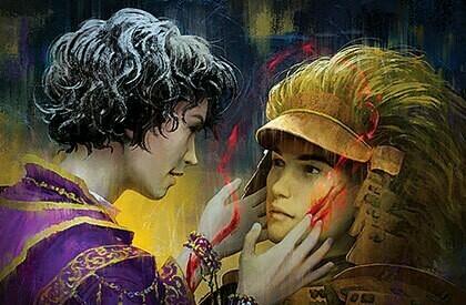 La Légende des Cinq Anneaux: Le Jeu de Cartes - Une Offrande Pourpre Artwork