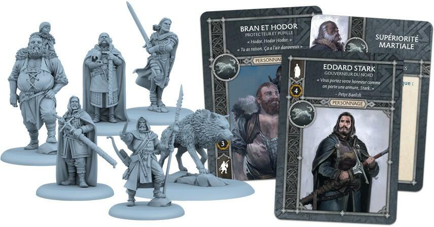 Le Trône de Fer: Le Jeu de Figurines - Héros Stark I Eclate