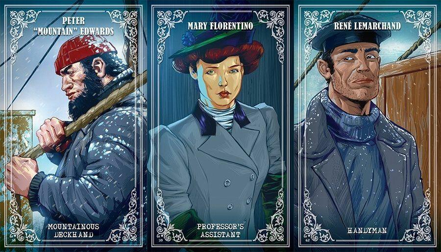 T.I.M.E Stories:  Expédition Endurance Cartes