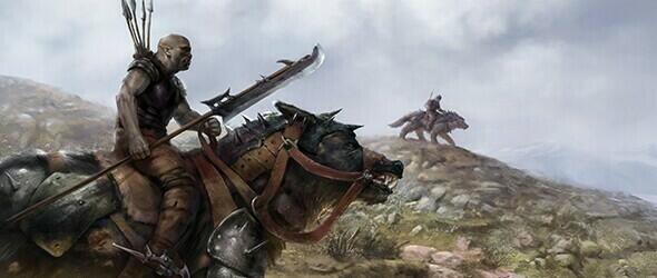 Le Seigneur des Anneaux: Le Jeu de Cartes - Les Gués du Poros Artwork