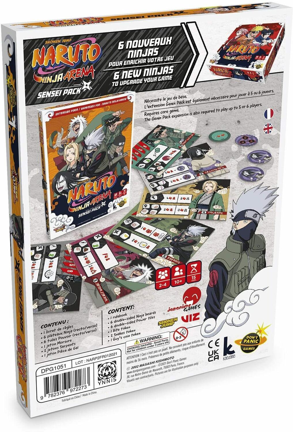 Naruto: Ninja Arena - Sensei Pack Back 3d