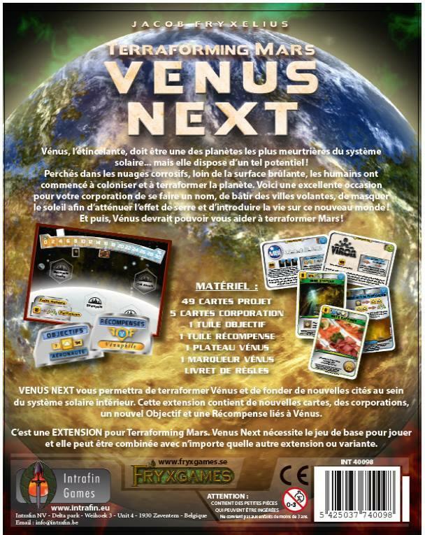 Terraforming Mars: Venus Next Back