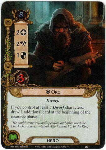 Le Seigneur des Anneaux: Le Jeu de Cartes - Le Hobbit - Par Monts et par Souterrains Carte