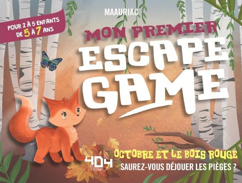 Mon Premier Escape Game: Octobre et le Bois Rouge Cover