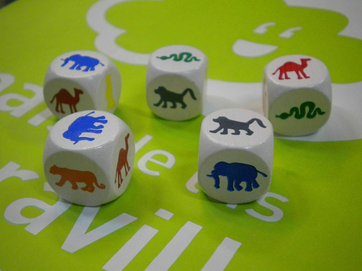 Le Yatzee des Animaux Des