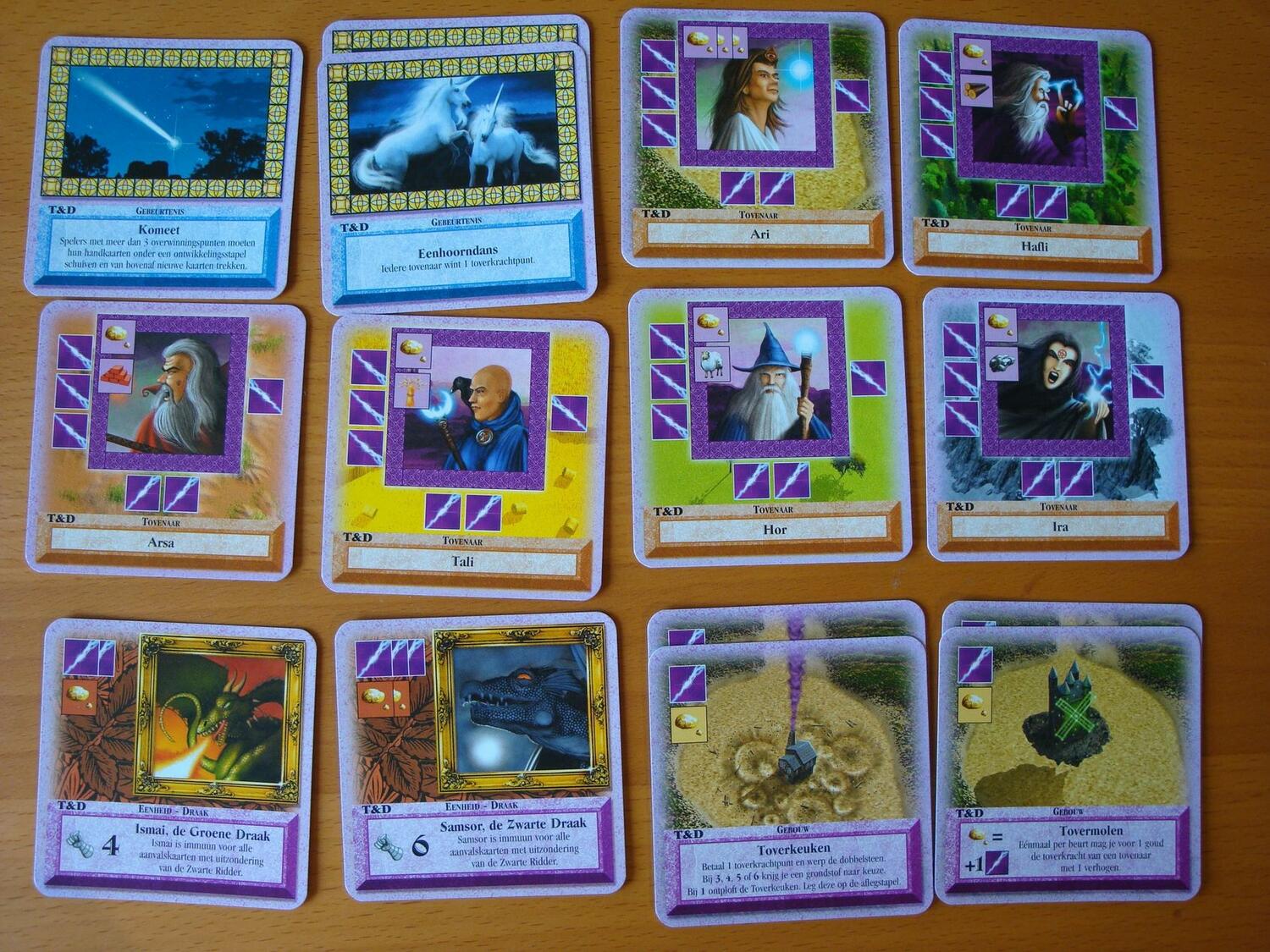 Les Colons de Catane: Jeu de Cartes - Magiciens & Dragons Cartes