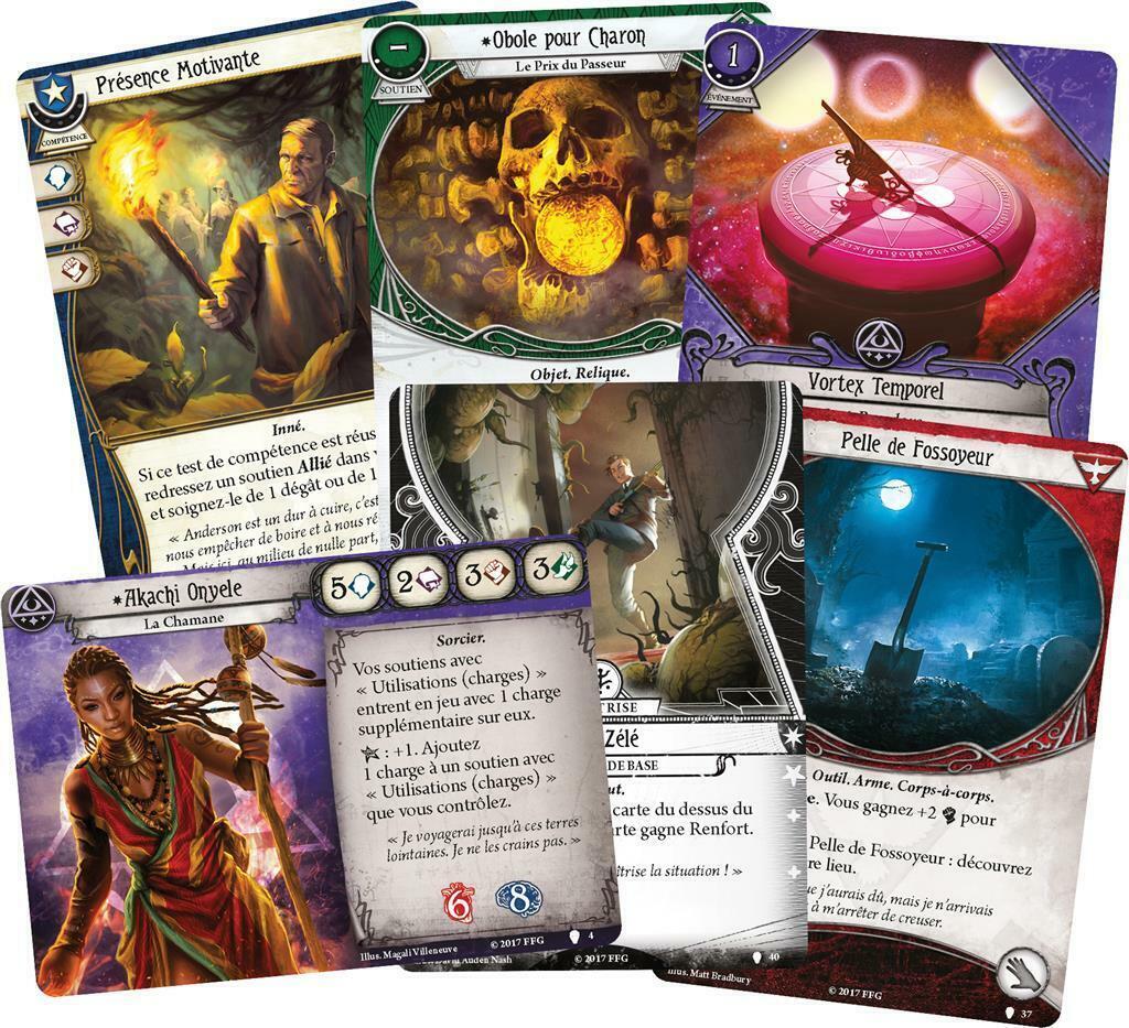 Horreur à Arkham: Le Jeu de Cartes - La Route de Carcosa - Investigateurs Cartes