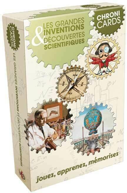 ChroniCards: Les Grandes Inventions & Découvertes Scientifiques Cover 3d