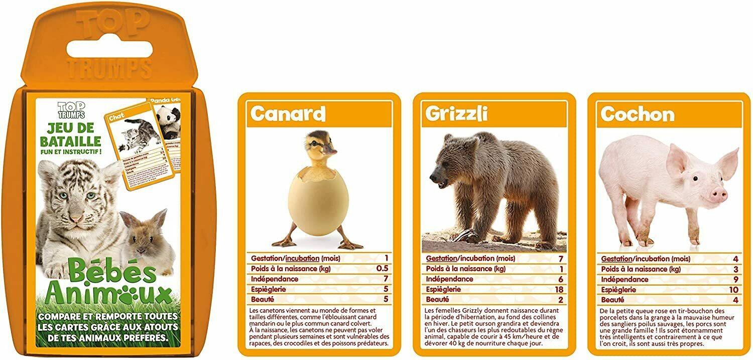 Top Trumps: Jeu de Bataille - Bébés Animaux Eclate
