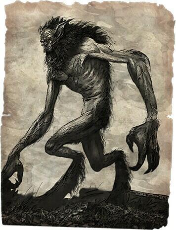 Horreur à Arkham: Le Jeu de Cartes - La Malédiction du Rougarou Artwork