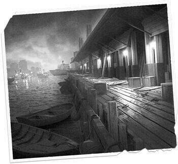 Horreur à Arkham: Le Jeu de Cartes - La Malédiction du Rougarou Artwork