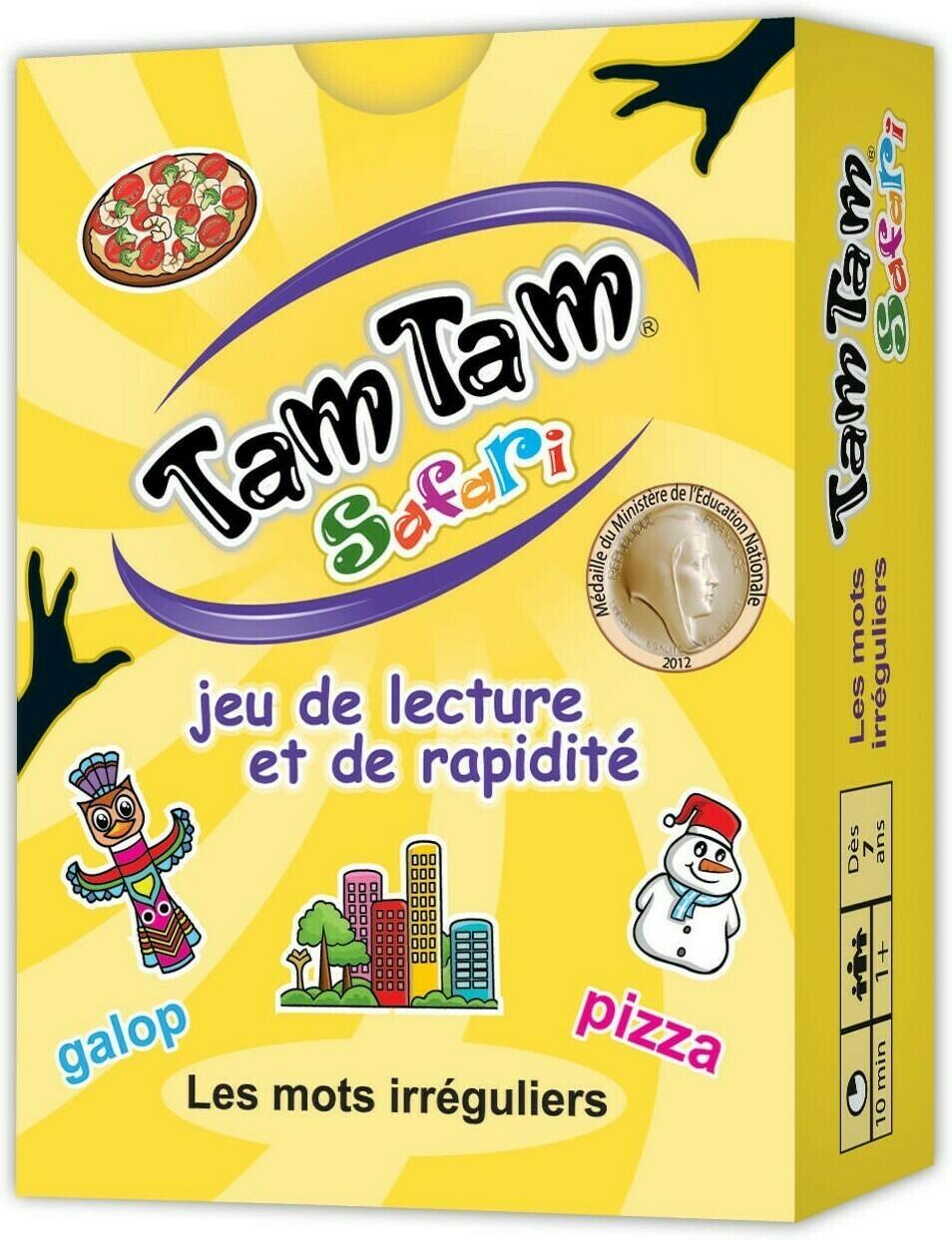 Tam Tam: Safari - Les Mots Irréguliers Cover 3d