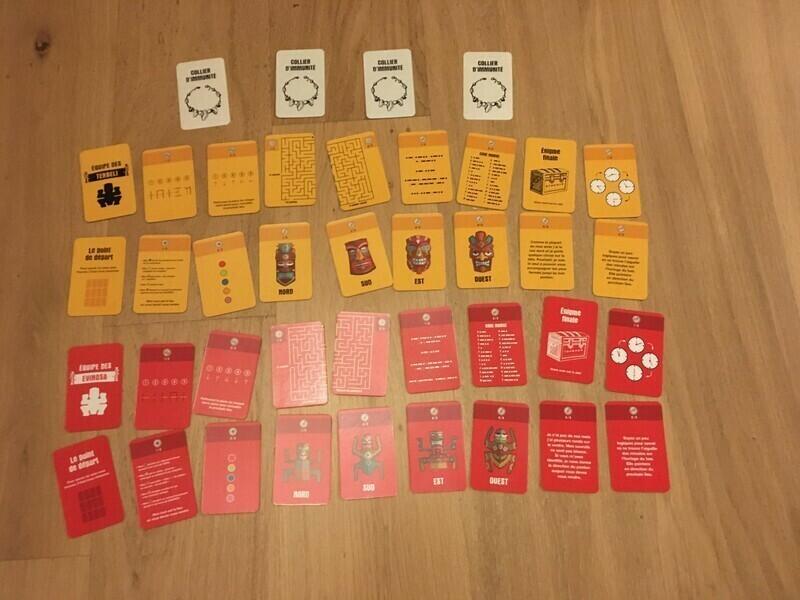 Escape Box: Koh Lanta - L'Île des Oubliés Cartes