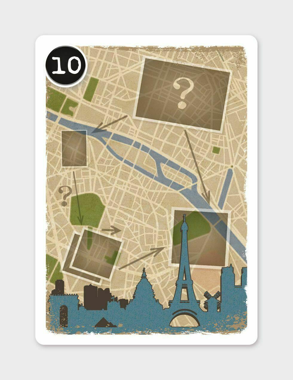 Crime Zoom: Oiseau de Malheur Carte