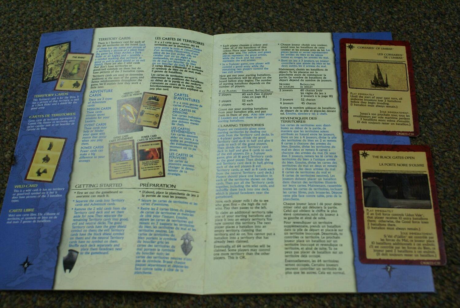 Risk: Le Seigneur des Anneaux - La Trilogie Livret