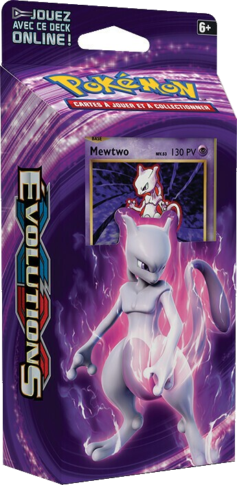 Pokémon: XY - Évolutions - Mewtwo Cover Transparent