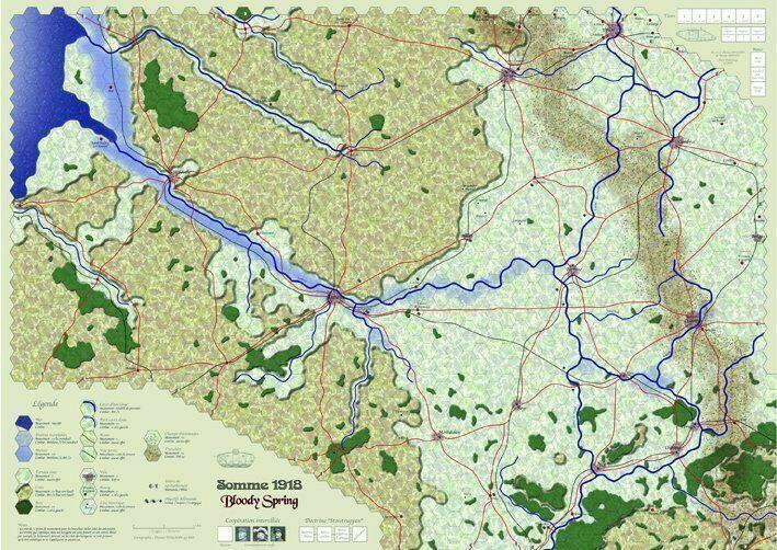 Somme 1918 Map