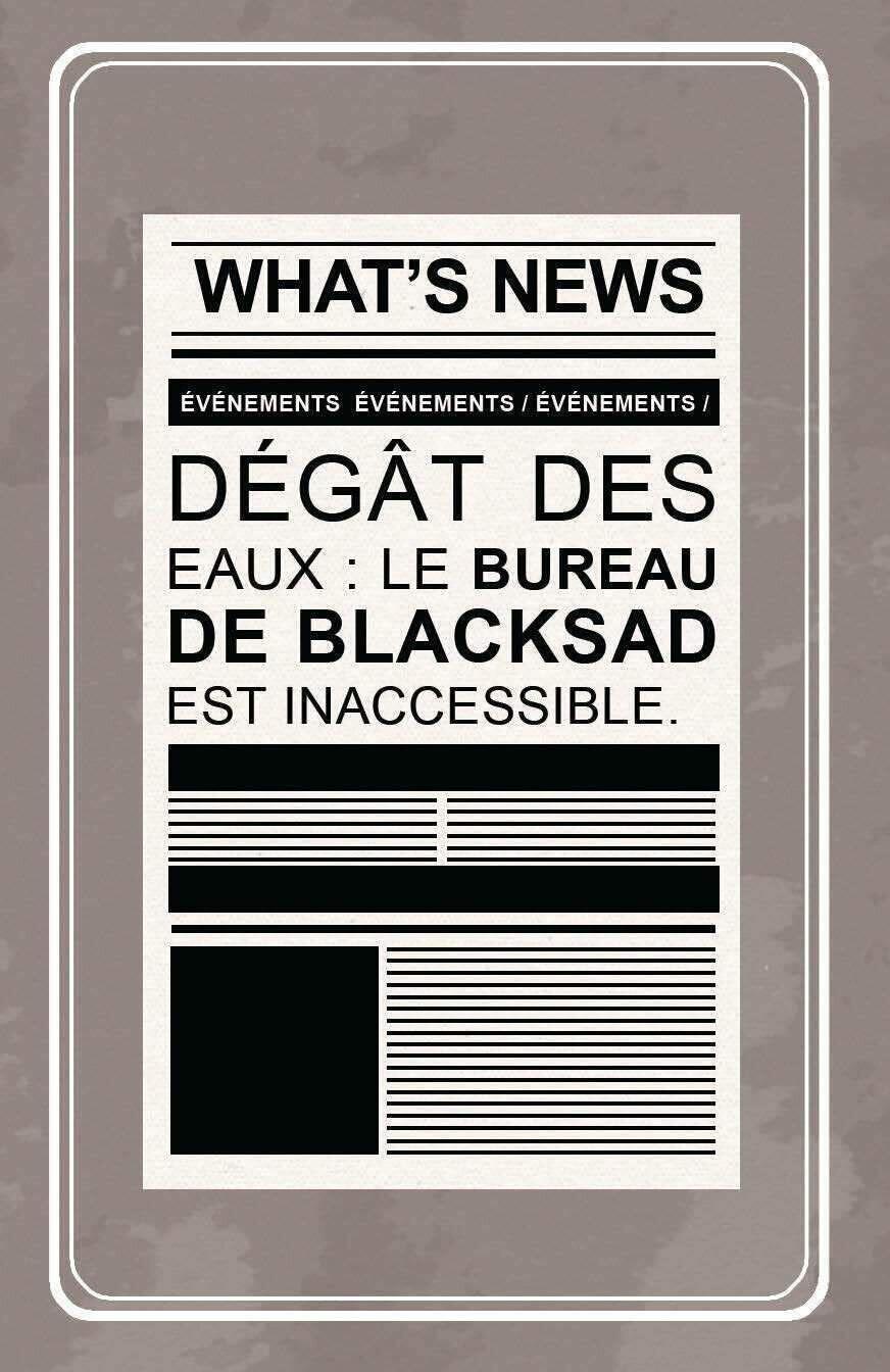 Blacksad: Le Jeu d'Enquête Carte