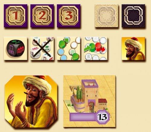 Alhambra: The Dice Game Tuiles