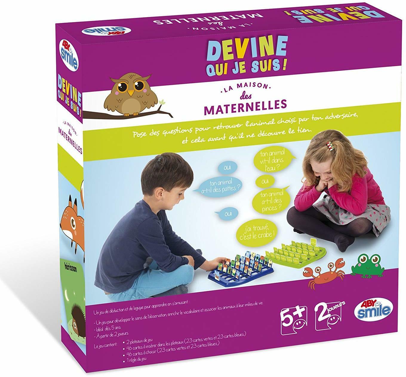 Devine Qui je Suis ! La Maison des Maternelles Back 3d