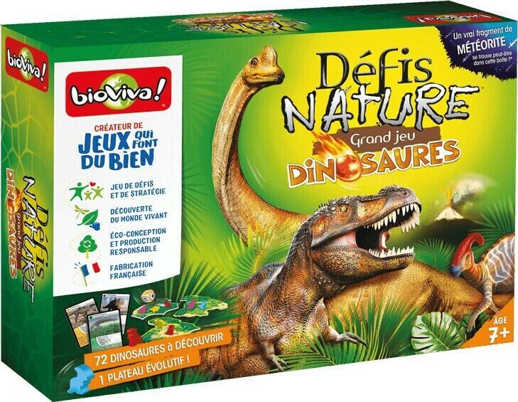 Défis Nature: Grand Jeu - Dinosaures Cover 3d