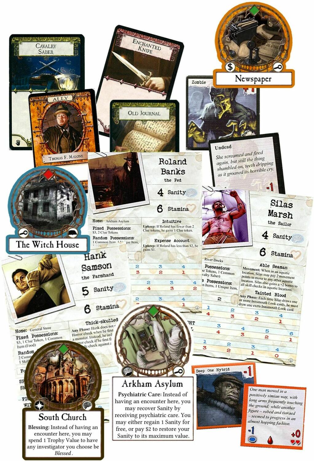 Horreur à Arkham: L'Horreur d'Innsmouth Eclate