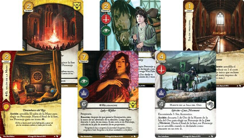 Le Trône de Fer: Le Jeu de Cartes - Protéger le Royaume Cartes