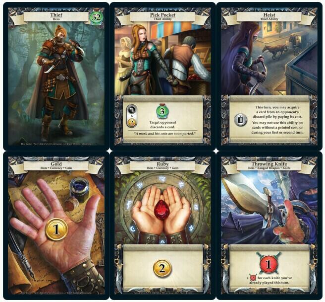 Hero Realms: Deck de Héros - Voleur Cartes