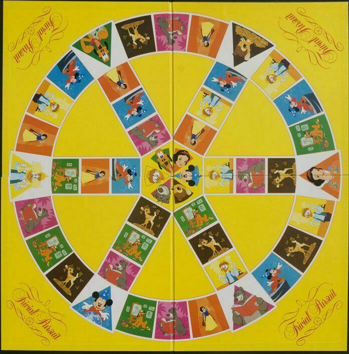 Trivial Pursuit: Édition Disney - Jeu Complet Plateau