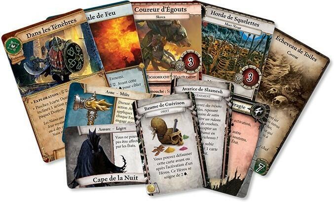 Warhammer Quest: Le Jeu d’Aventure Cartes