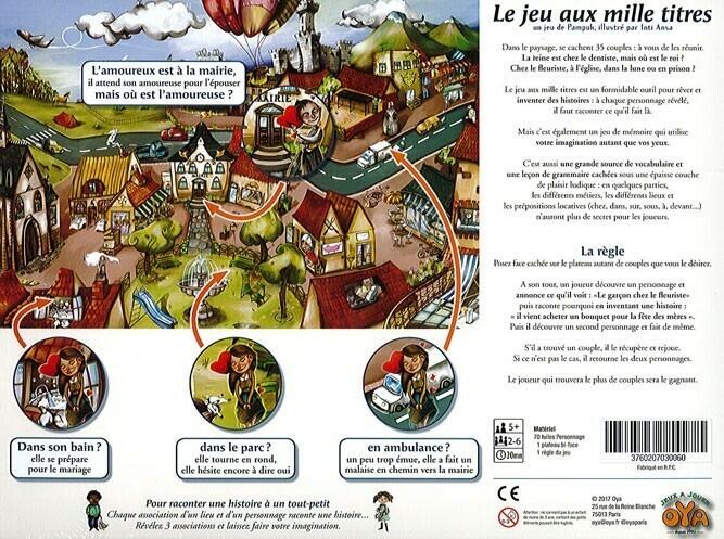 Le Jeu aux Mille Titres Back