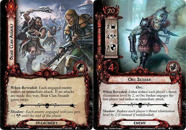 Le Seigneur des Anneaux: Le Jeu de Cartes - Deck Cauchemar - Les Trois Épreuves Cartes