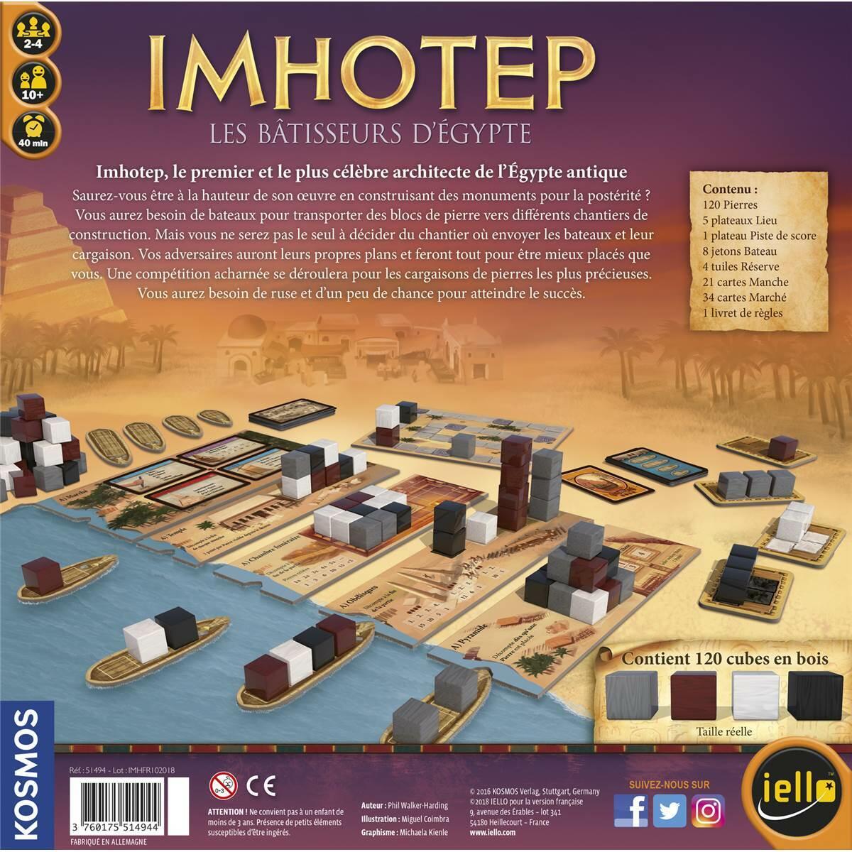 Imhotep: Les Bâtisseurs d'Egypte Back