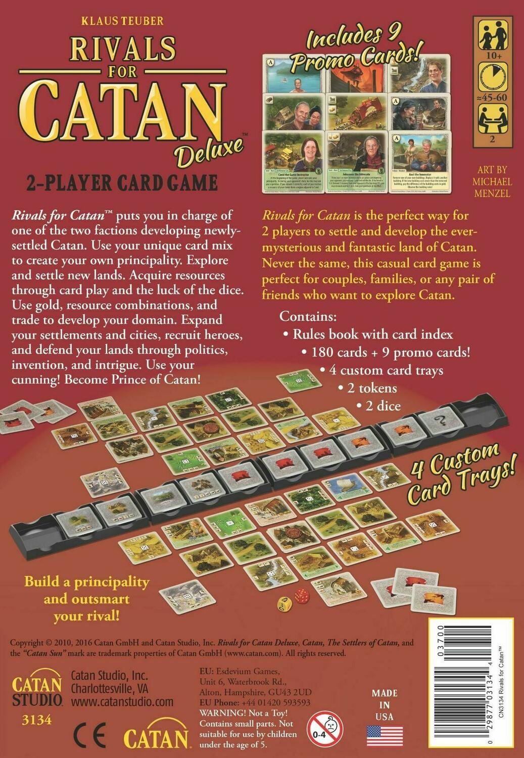 Rivals for Catan: Deluxe Back