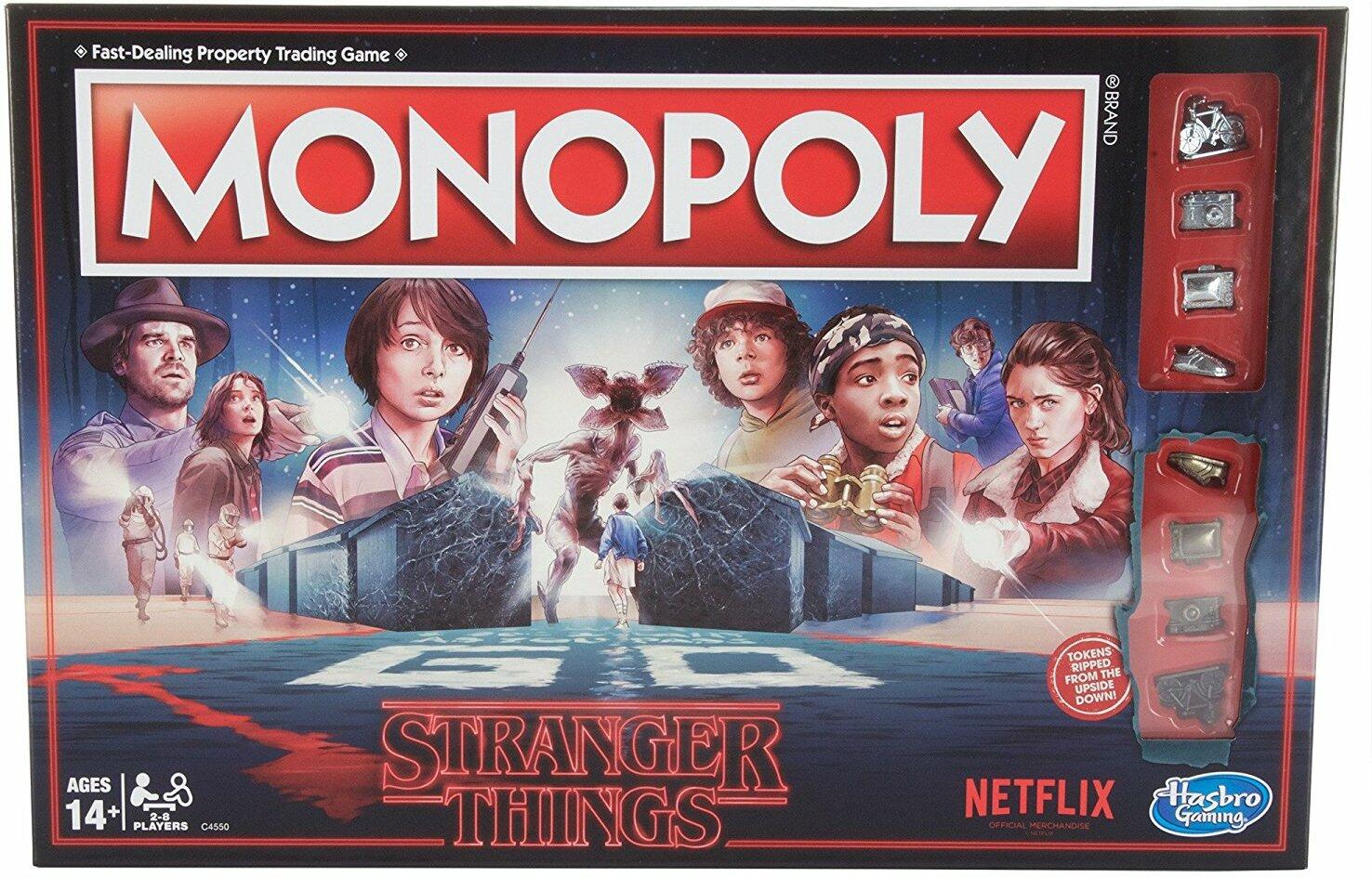 Monopoly: Stranger Things Cover 3d