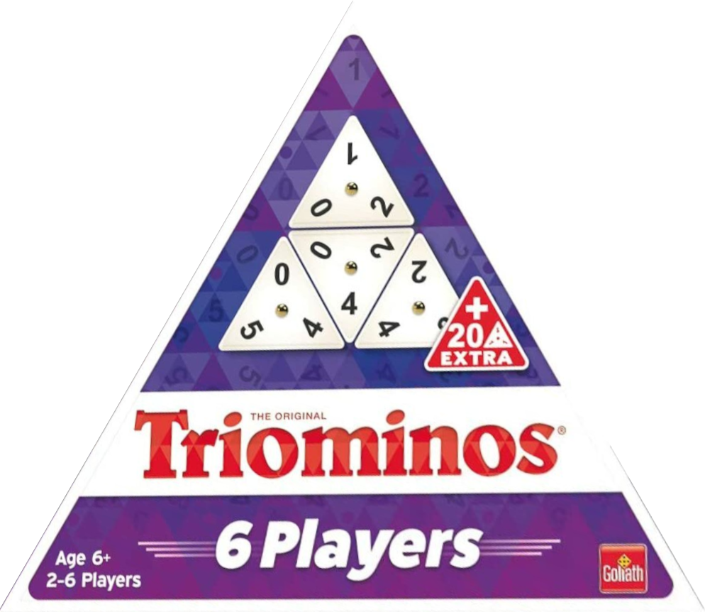 Triominos: 6 Players Cover Transparent