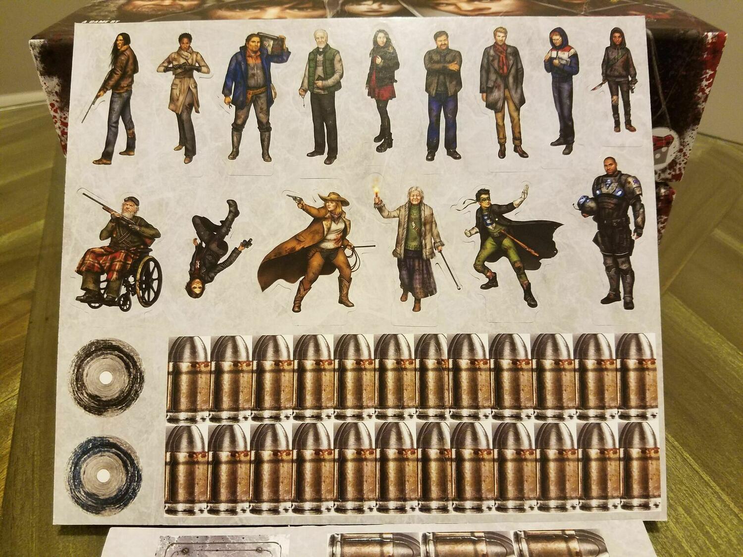 Dead of Winter: Colonies en Guerre Tuiles