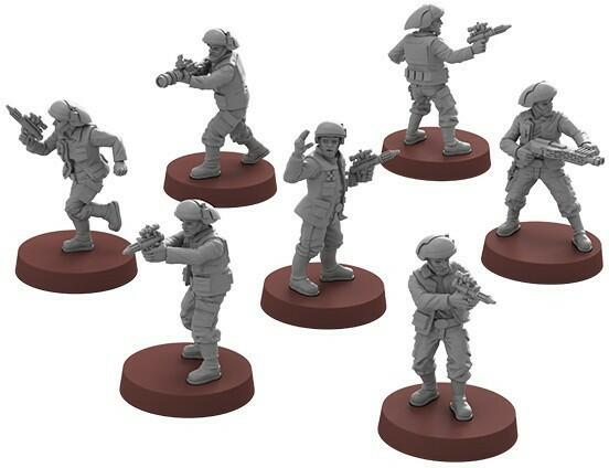 Star Wars: Légion - Soldats de la Flotte Figurines