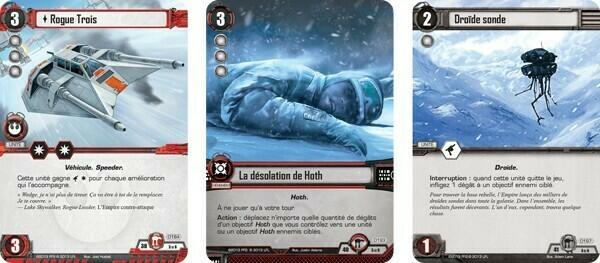 Star Wars: Le Jeu de Cartes - Le Désert Glacé de Hoth Cartes