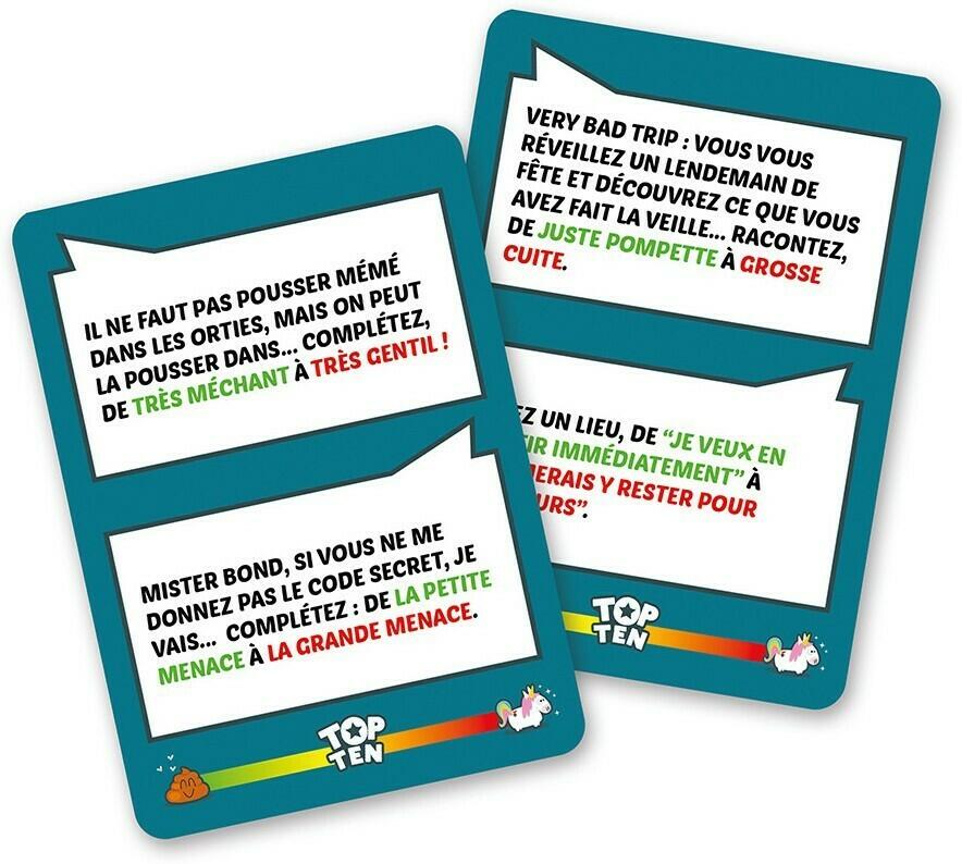 Top Ten Cartes