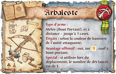 BattleLore: Guerriers Barbus Carte
