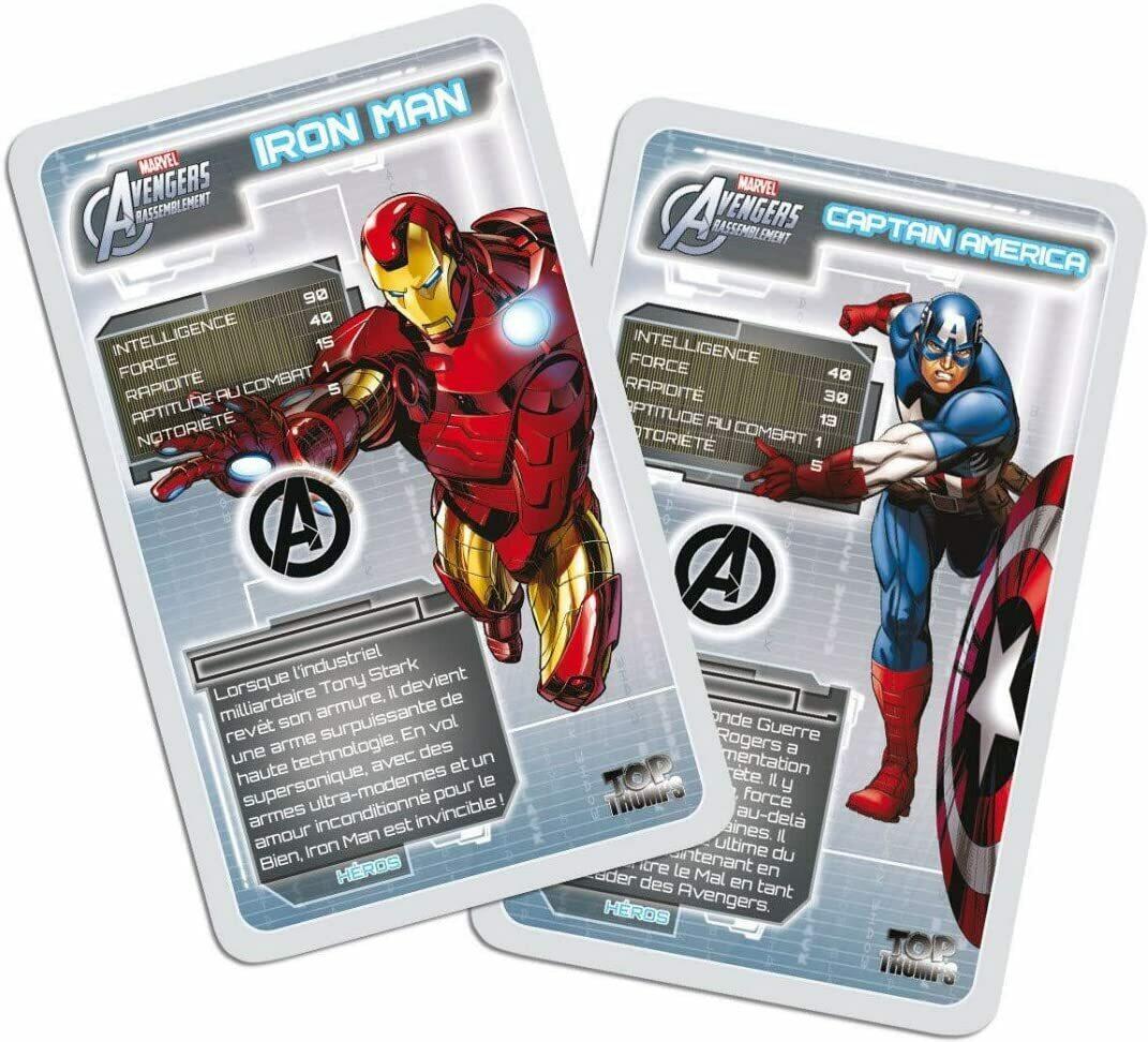 Top Trumps: Jeu de Bataille - Avengers Rassemblement Cartes