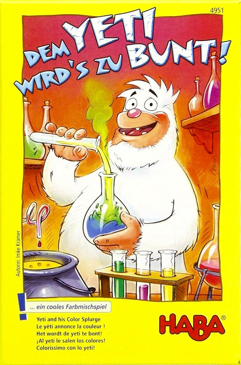 Dem Yeti Wird's zu Bunt Cover