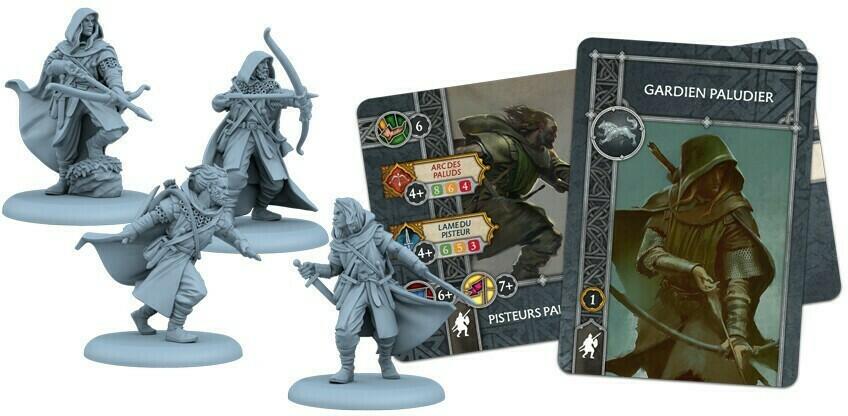 Le Trône de Fer: Le Jeu de Figurines - Pisteurs Paludiers Eclate