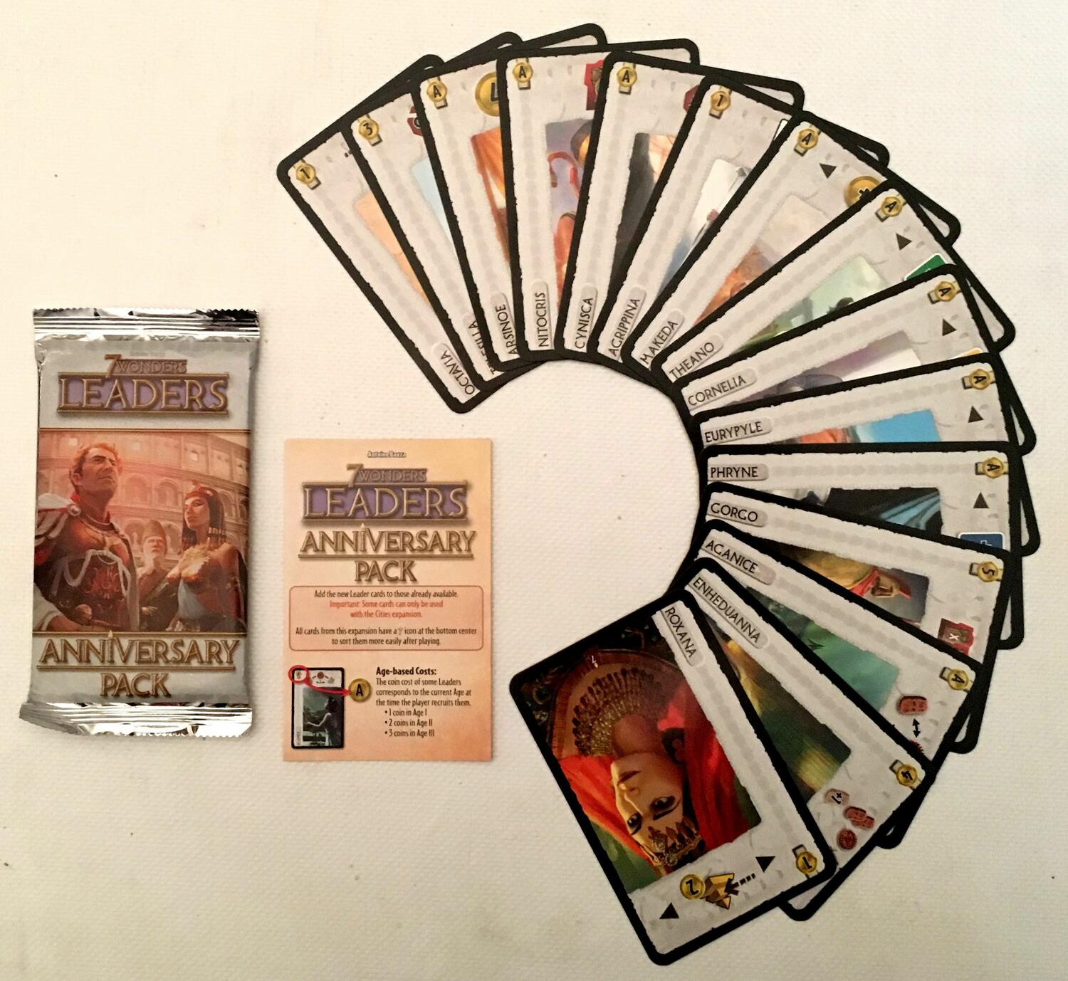 7 Wonders: Leaders - Anniversary Pack Eclate