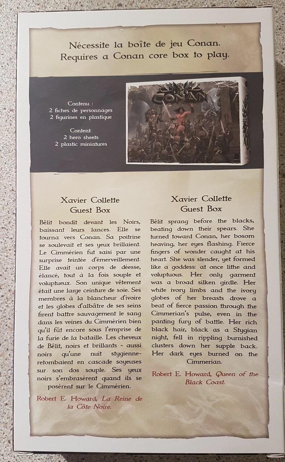 Conan: Xavier Collette Guest Box Back 3d