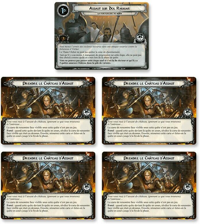 Le Seigneur des Anneaux: Le Jeu de Cartes - La Forteresse de Nurn Cartes