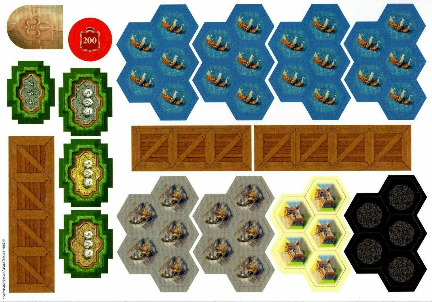 The Castles of Burgundy 2019 Tuiles