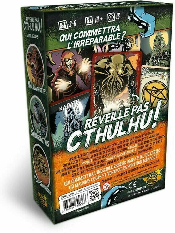 Réveille Pas Cthulhu ! Back 3d