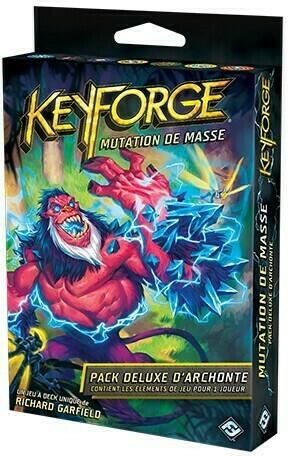 Keyforge: Mutation de Masse - Le Pack Deluxe d'Archonte Cover 3d